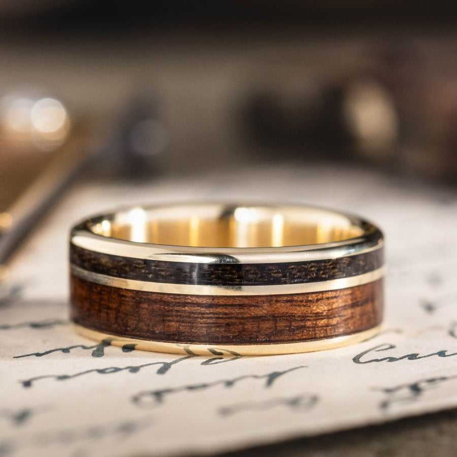 :: Shown in 8mm Wide | Yellow Gold
