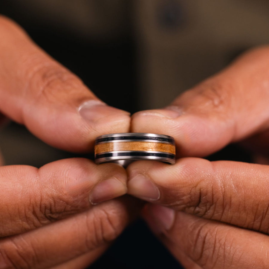 ::Shown in 8mm Wide | Titanium