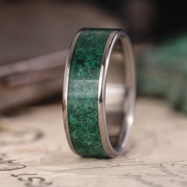 :: Shown in 8mm Wide | Titanium