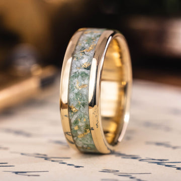 ::Shown in 8mm Wide | 10k Yellow Gold