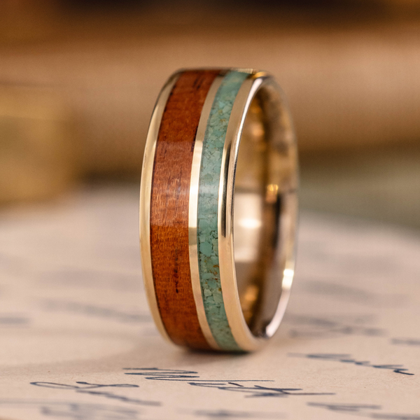 :: Shown in 8mm Wide | Yellow Gold 