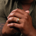 :: Shown in 8mm Wide | Yellow Gold 