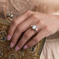 three-stone-oval-diamond-engagement-ring-pear-shaped-diamond-accents-pave-setting-the-marielle-rustic-and-main