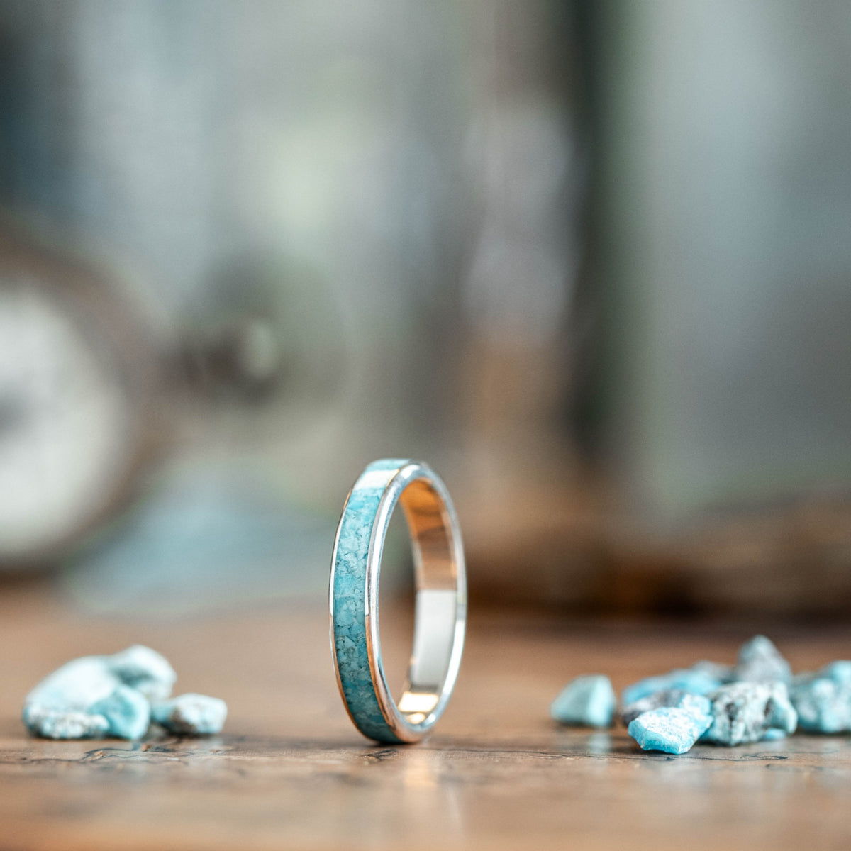 turquoise-silver-ring-rustic- 