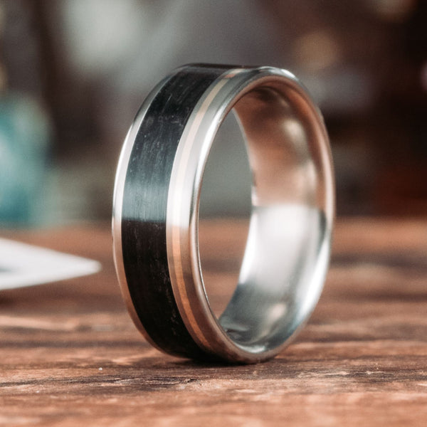 :: Shown in 8mm Wide | Titanium