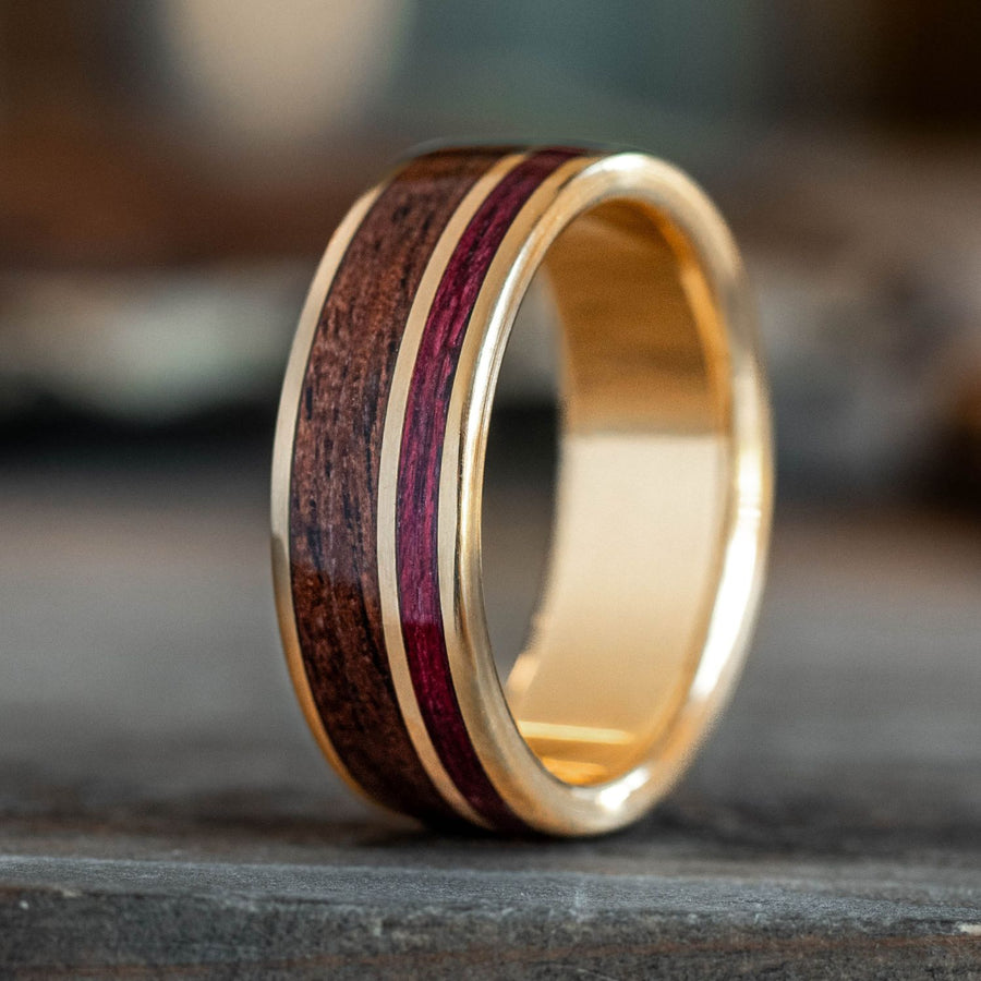 :: Shown in 8mm Wide | Yellow Gold 