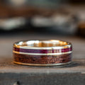:: Shown in 8mm Wide | Yellow Gold 