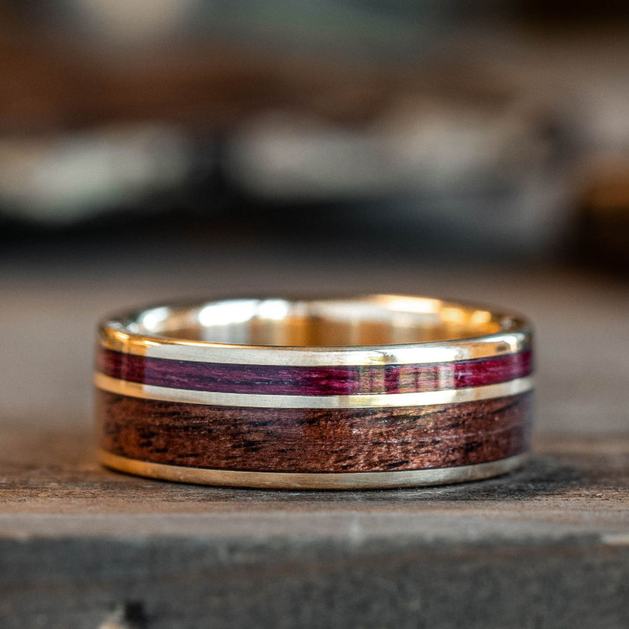:: Shown in 8mm Wide | Yellow Gold 