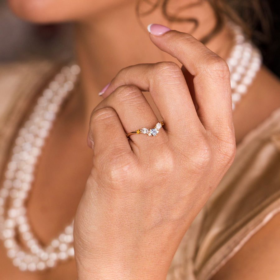 vintage-inspired-aquamarine-contour-band-natural-diamond-citrine-accents-the-clementine-rustic-and-main