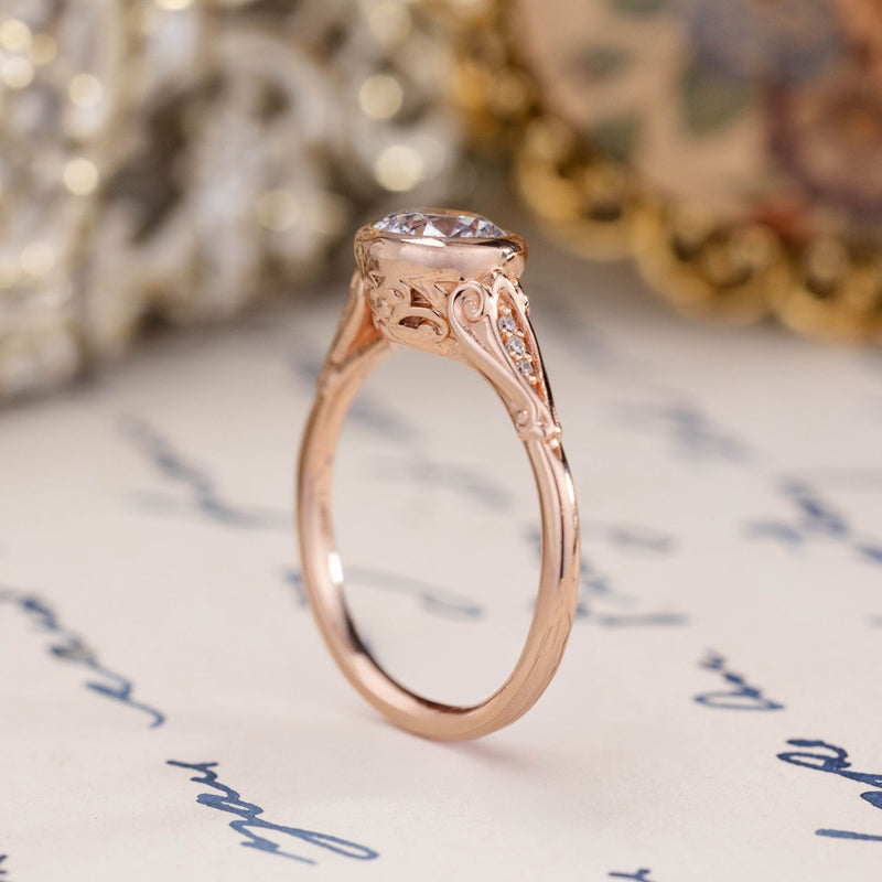 vintage-inspired-bezel-set-round-diamond-engagement-ring-filigree-diamond-accents-the-elaina-rustic-and-main
