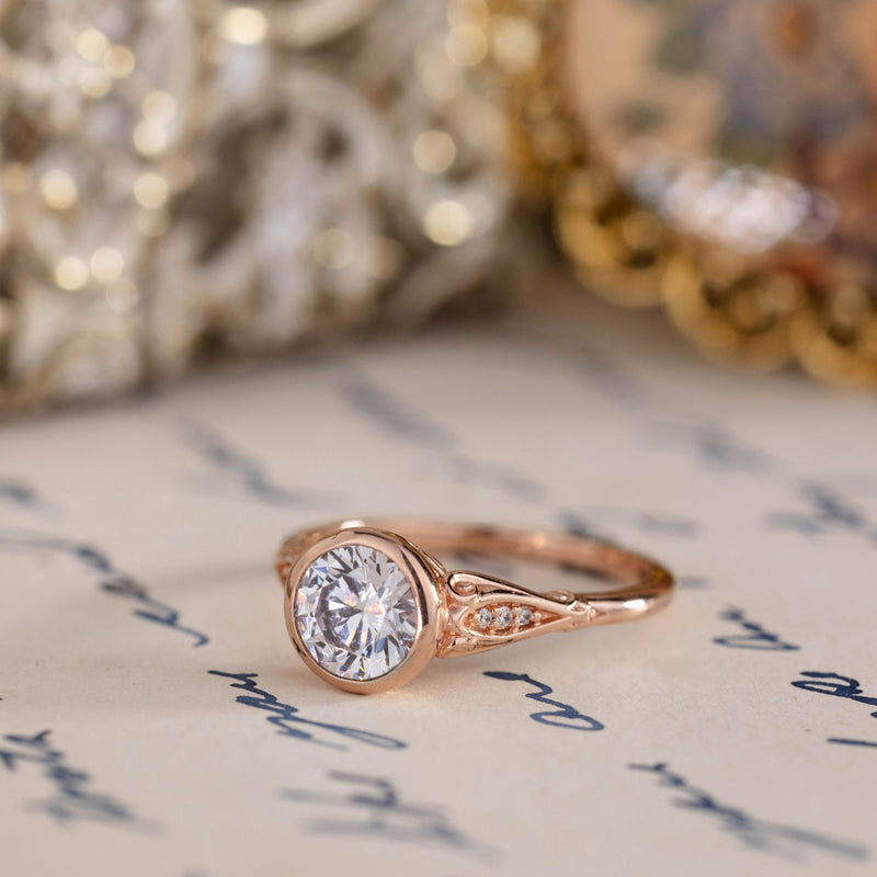 vintage-inspired-bezel-set-round-diamond-engagement-ring-filigree-diamond-accents-the-elaina-rustic-and-main