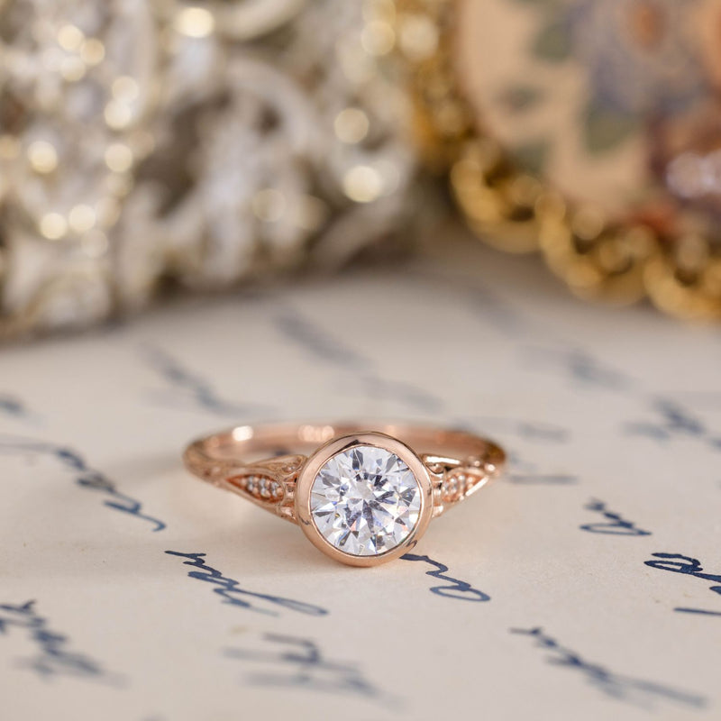 vintage-inspired-bezel-set-round-diamond-engagement-ring-filigree-diamond-accents-the-elaina-rustic-and-main