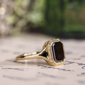 vintage-inspired-black-diamond-engagement-ring-black-spinel-accents-the-isolde-rustic-and-main