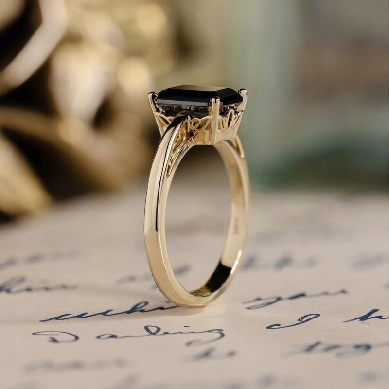 vintage-inspired-emerald-cut-black-onyx-solitaire-engagement-ring-the-raven-rustic-and-main