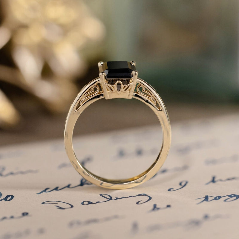 vintage-inspired-emerald-cut-black-onyx-solitaire-engagement-ring-the-raven-rustic-and-main