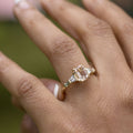 vintage-inspired-emerald-cut-peach-morganite-engagement-ring-diamond-accents-rustic-and-main