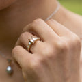vintage-inspired-emerald-cut-peach-morganite-engagement-ring-diamond-accents-rustic-and-main