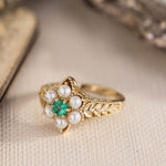vintage-inspired-emerald-pearl-ring-the-isadora-rustic-and-main