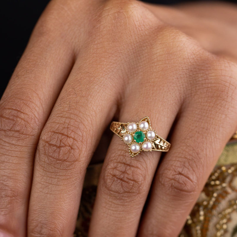 vintage-inspired-emerald-pearl-ring-the-isadora-rustic-and-main
