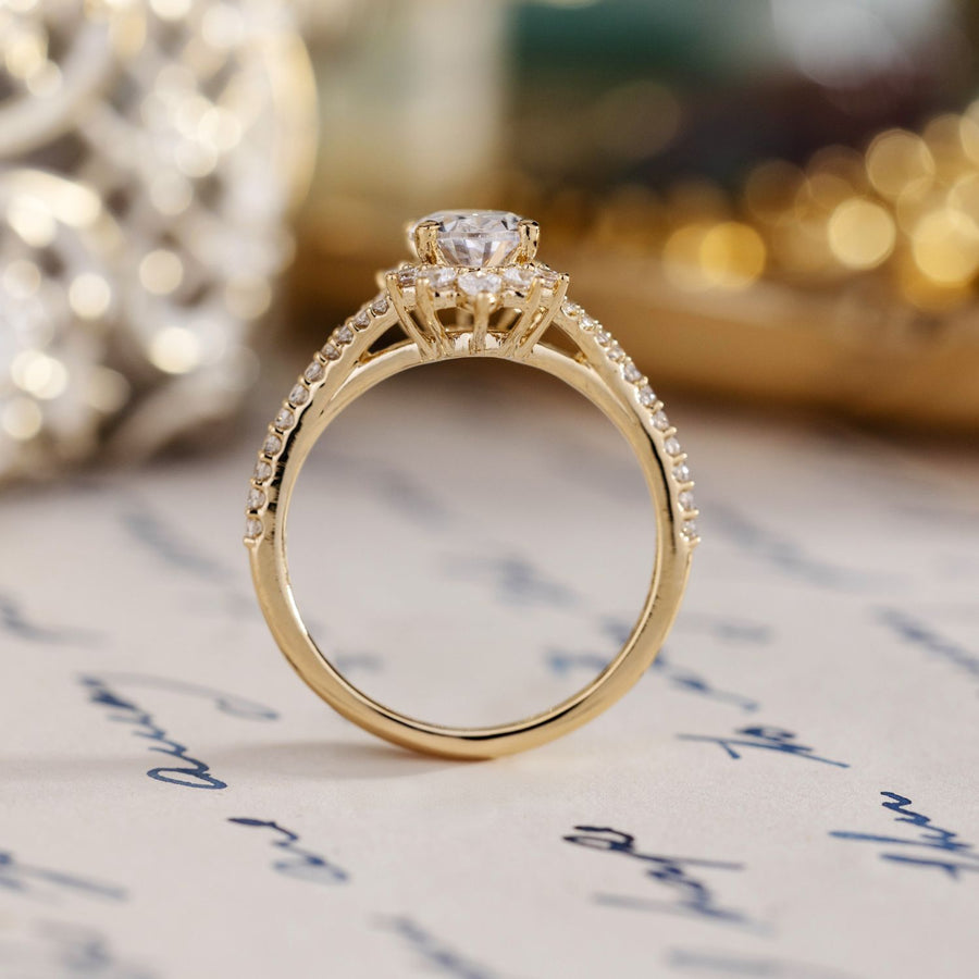 vintage-inspired-oval-diamond-engagement-ring-starburst-diamond-halo-pave-split-shank-setting-the-genevieve-rustic-and-main