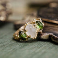 vintage-inspired-three-stone-engagement-ring-oval-moonstone-green-tourmaline-cabochon-stones-the-myzelle-rustic-and-main