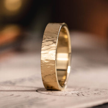 :: Shown in 4mm Wide | Yellow Gold 