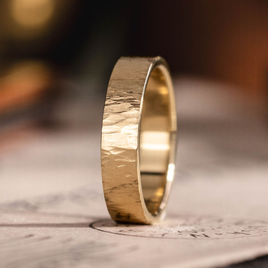 :: Shown in 4mm Wide | Yellow Gold 