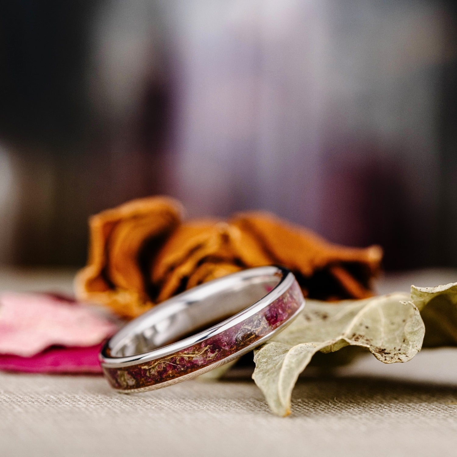 Sterling Silver, Rustic online Petal Ring