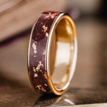 womens-floral-gold-wedding-band-rose-petals-gold-flakes-the-rose-rustic-and-main