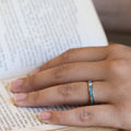 The Serenity | Women's Solid Gold & Turquoise Ring