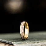 ::Shown in 10k Yellow Gold | 4mm Wide | Light Antler