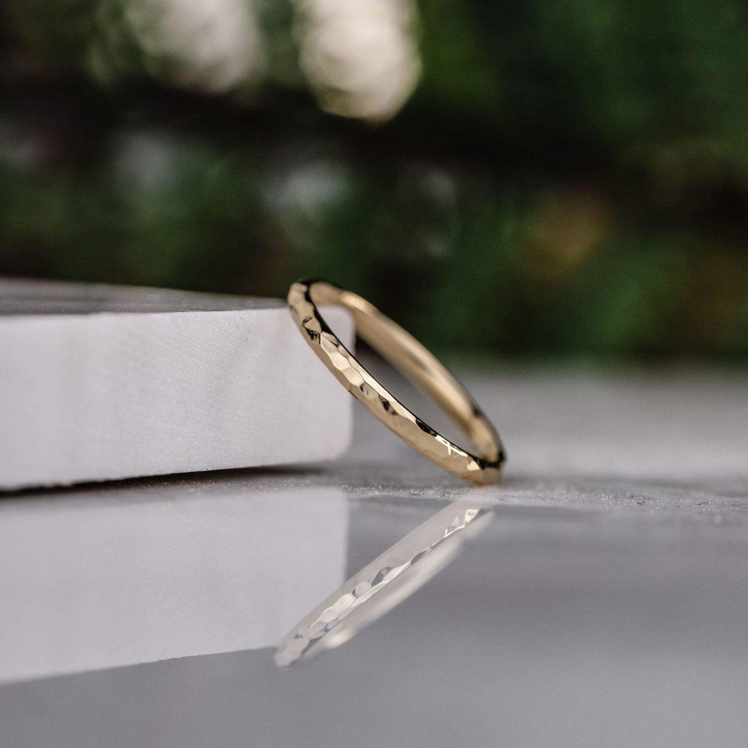 14K Solid Gold cheapest Ring, Real Gold Stacking Ring, Anniversary, Gift For Wife, Christ