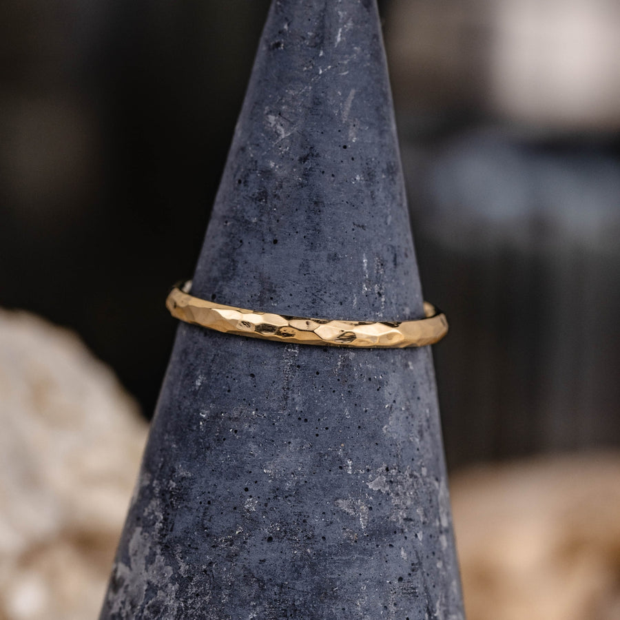 womens-hammered-gold-stacking-ring-10k-yellow-gold-2mm-rosalind-rustic-and-main