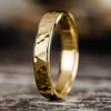 womens-hammered-yellow-gold-wedding-band-edisto-3mm-4mm-rustic-and-main-10k-14k