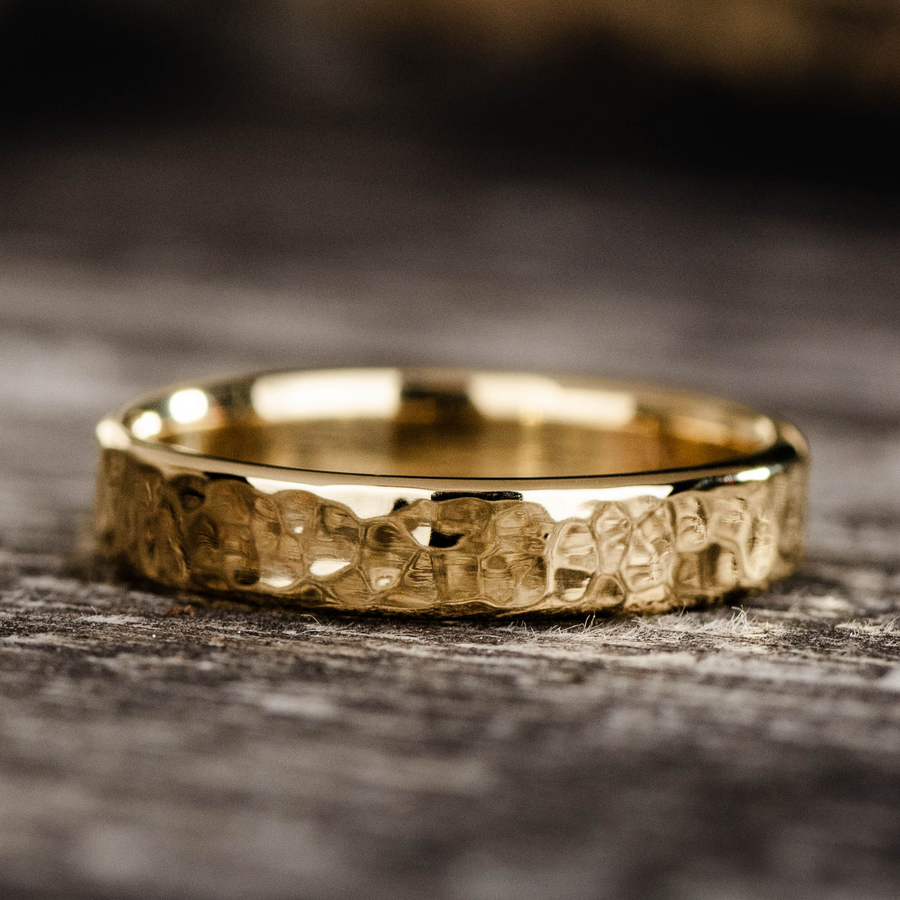 ::Shown in 4mm Wide | Yellow Gold