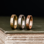 womens-hammered-yellow-gold-wedding-band-edisto-3mm-4mm-rustic-and-main-10k-14k