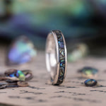 womens-silver-stacking-ring-abalone-shell-blue-ridge-coral-the-pāua-rustic-and-main