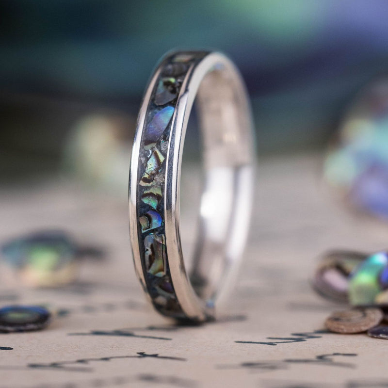 womens-silver-stacking-ring-abalone-shell-blue-ridge-coral-the-pāua-rustic-and-main