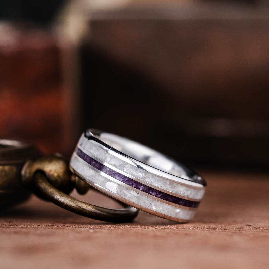 womens-silver-wedding-band-amethyst-mother-of-pearl-the-sea-violet-rustic-and-main