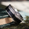 The Gent's Weekend | Men's Elk Antler, Whiskey Barrel & Titanium Wedding Band