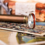 The Ancient One | Women's Sterling Silver Ring with Juniper Wood