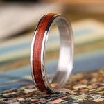 The Ancient One | Women's Sterling Silver Ring with Juniper Wood