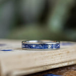 womens-titanium-blue-floral-flowers-ring-bachelor-button-blue-unique-silver-flakes-rustic-and-main-the-starry-night