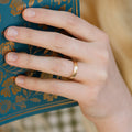 ::Shown in 4mm Wide | Yellow Gold