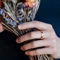::Shown in 14k Yellow Gold | 4mm Wide