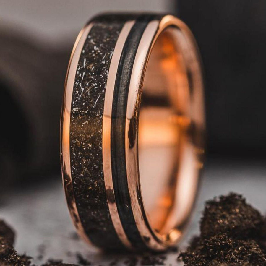 ::Shown in 8mm Wide | Rose Gold