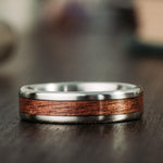 The Garand | Men's M1 Garand Rifle Stock Wood and Titanium Wedding Band