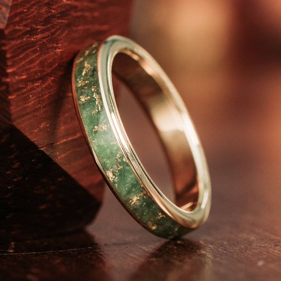 ::Shown in 3mm Wide | 10K Yellow Gold