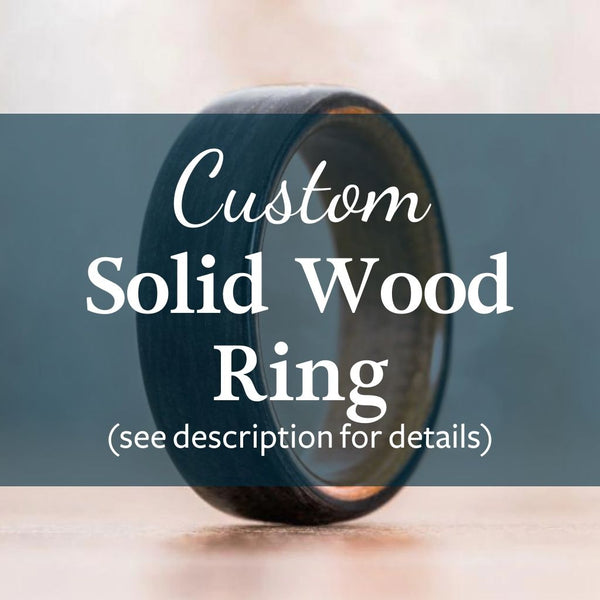 Diy on sale wood ring