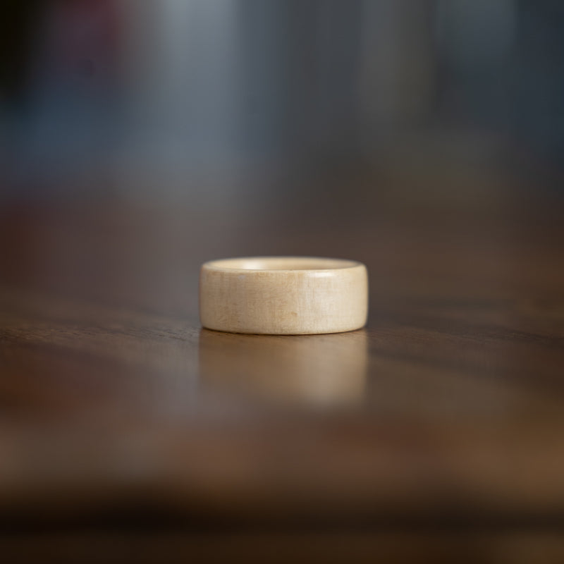 (In-Stock) Holly Wooden Ring - size 10 | 9mm wide